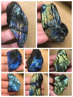 Rough Labradorite with nice colour sheen