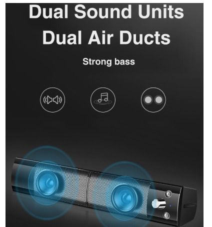 SADA V-117 Computer Speakers Desktop Home Subwoofer bluetooth USB Wired ...