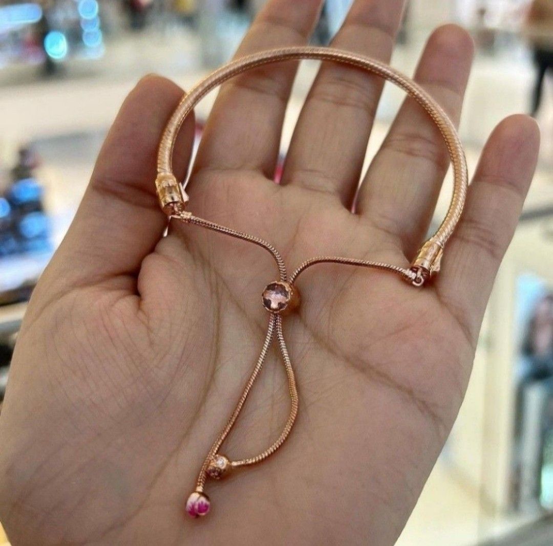 Rose gold discount sliding bracelet