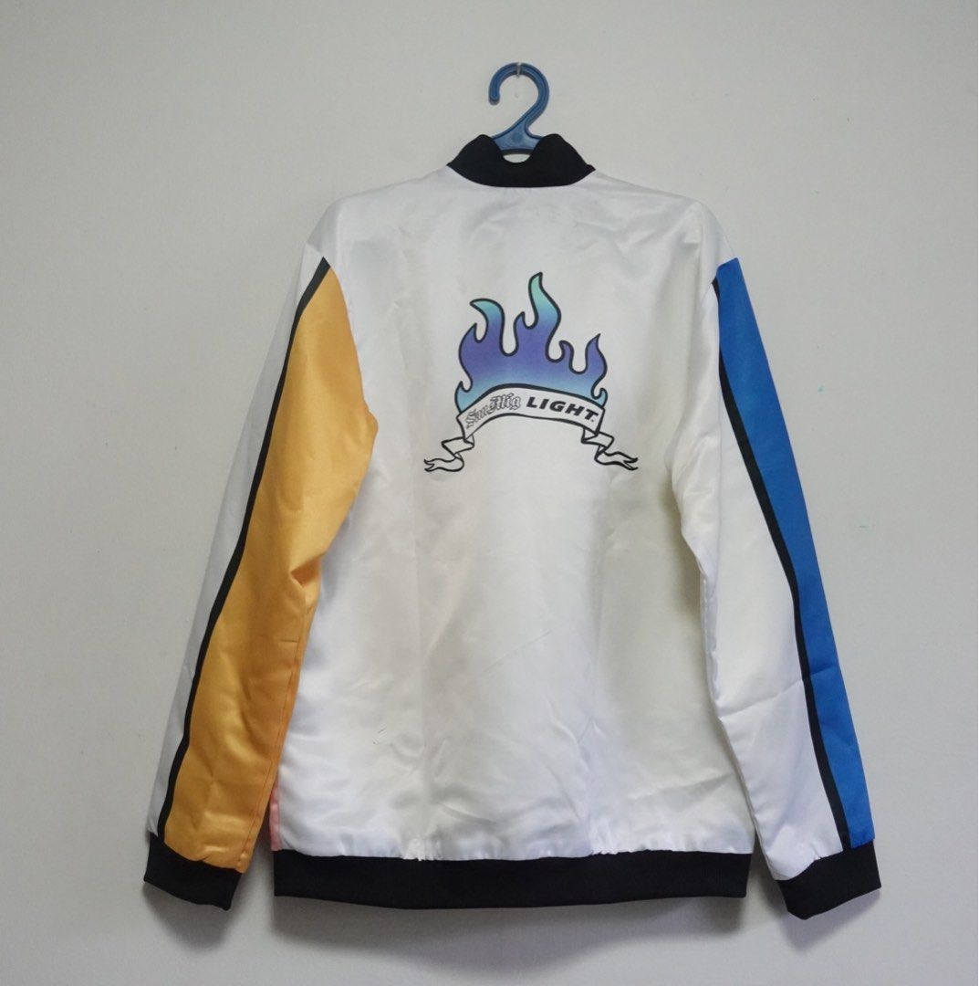 San Miguel Jacket (Category: Coats, Jackets and Outerwear) located in Quezon City. Submitted by secondhandsiz (Listing ID 1256111641, Image 2). Description: Fits M-L, M for oversized fit. .