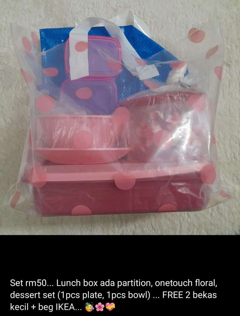 Set IKEA + TUPPERWARE (rm50), Furniture & Home Living, Kitchenware & Tableware, Other