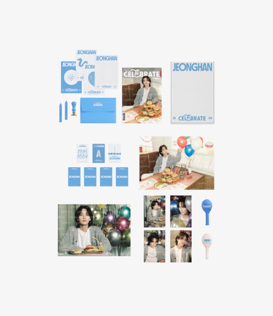 中古】グッズセット ジョンハン(SEVENTEEN) HAPPY JEONGHAN DAY