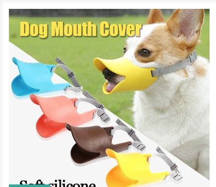 Dog mouth cover 2024 to stop barking