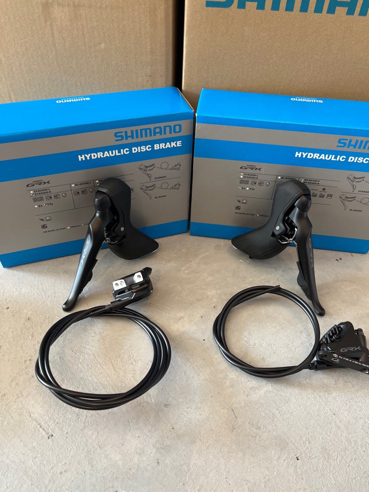 Shimano GRX 600 hydraulic disc brakes shifter caliper set Sports