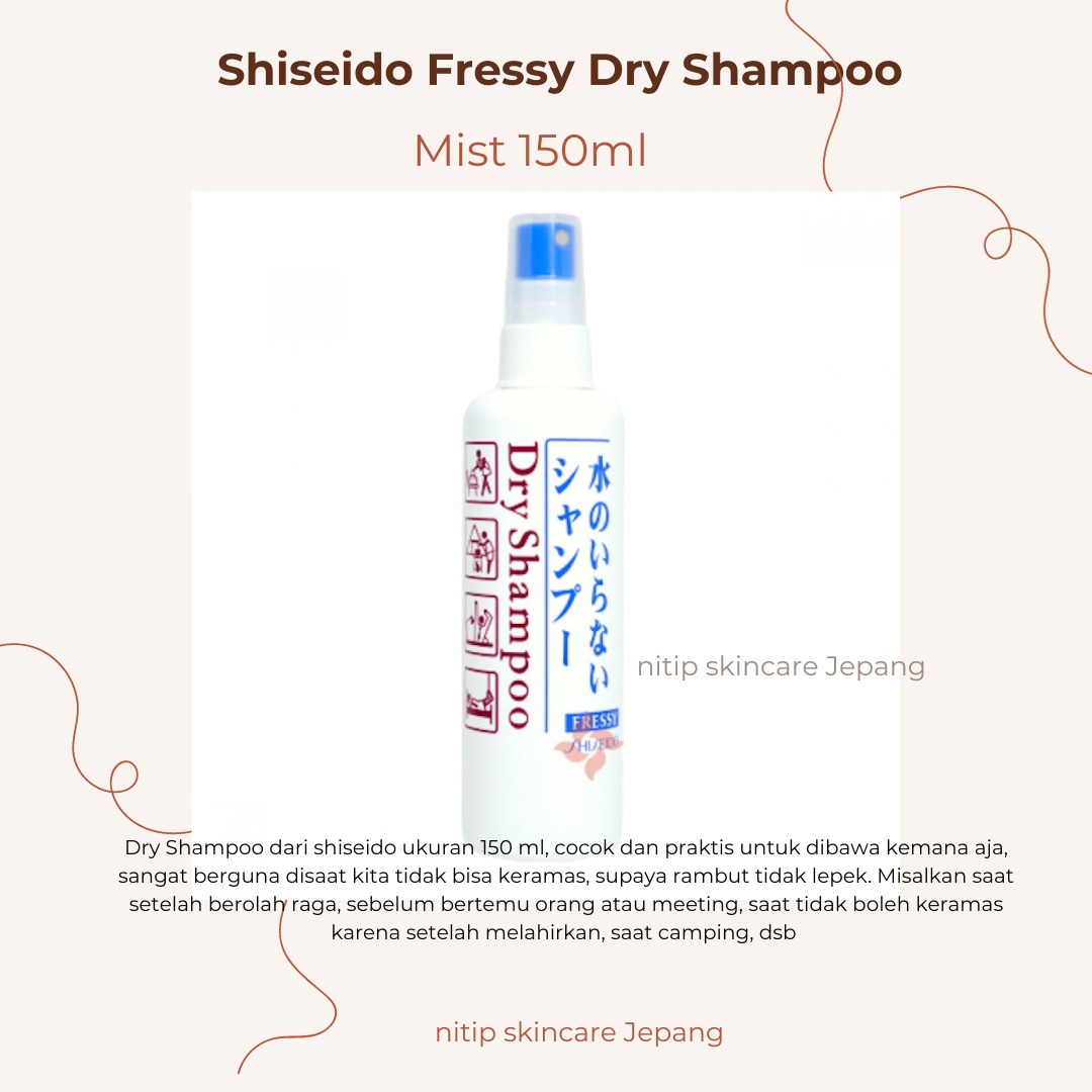 Shiseido dry shampoo original japan, Kesehatan & Kecantikan, Perawatan ...