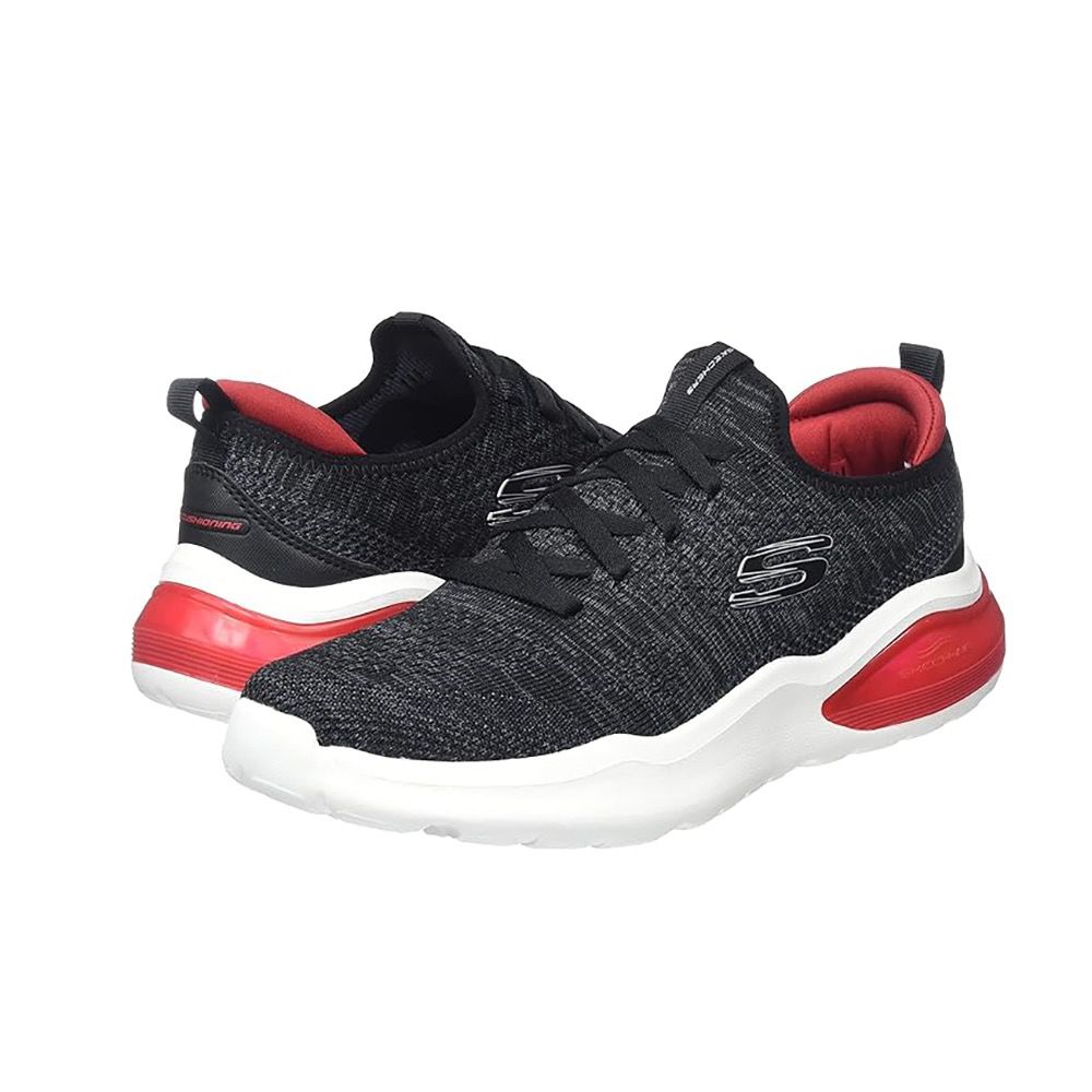 Red and outlet black skechers