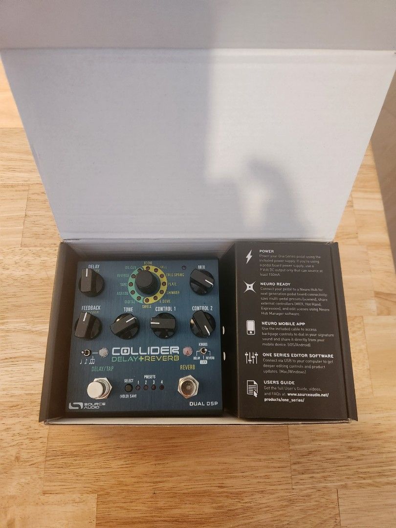 Source Audio Collider Delay Reverb Pedal, 興趣及遊戲, 音樂、樂器