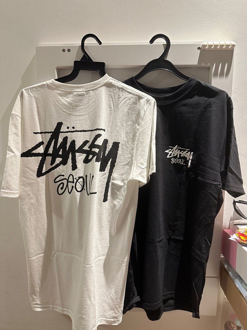 L】Stussy Stock Seoul T-Shirt Black 2023 - Tシャツ/カットソー(半袖
