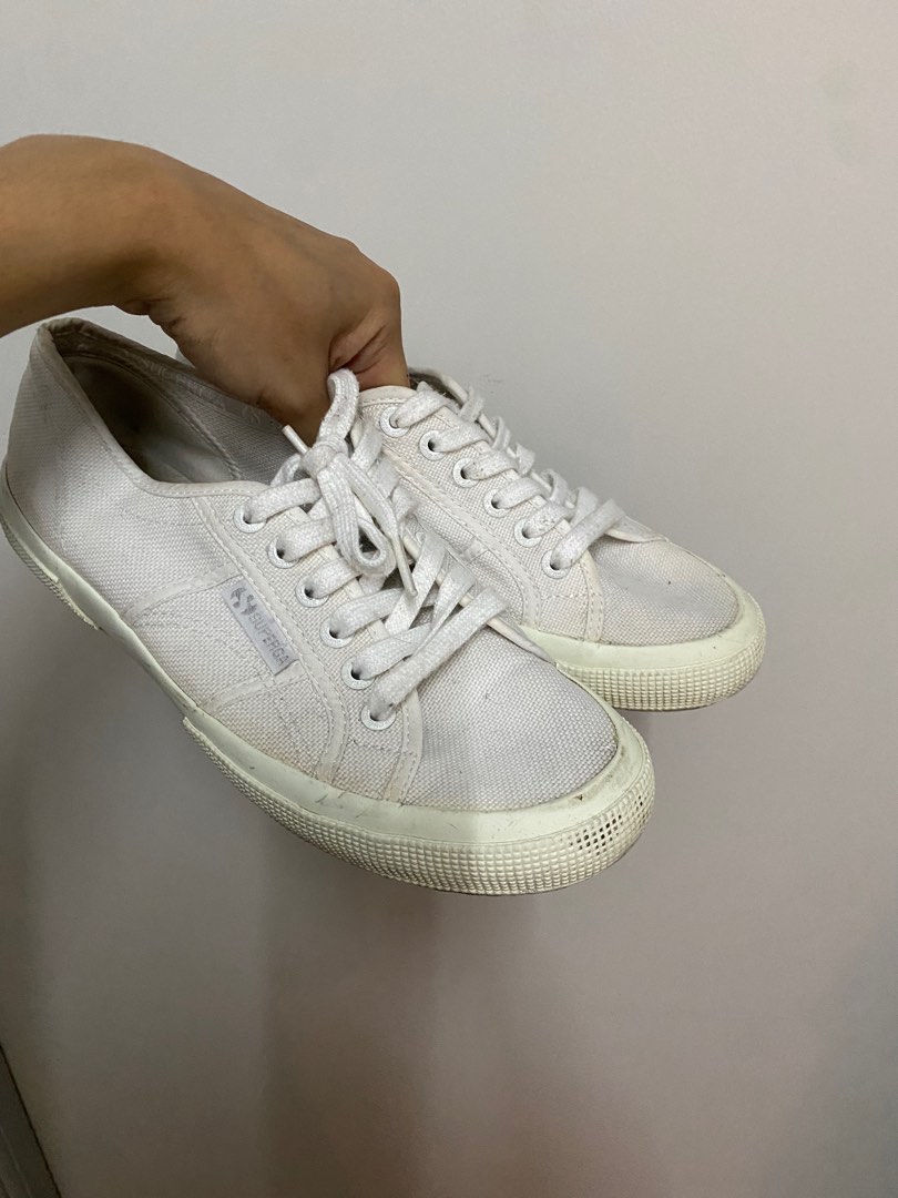 All white superga deals