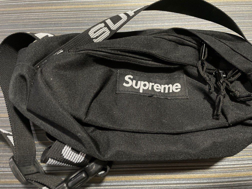 Supreme waist bag deals ss18 black legit check