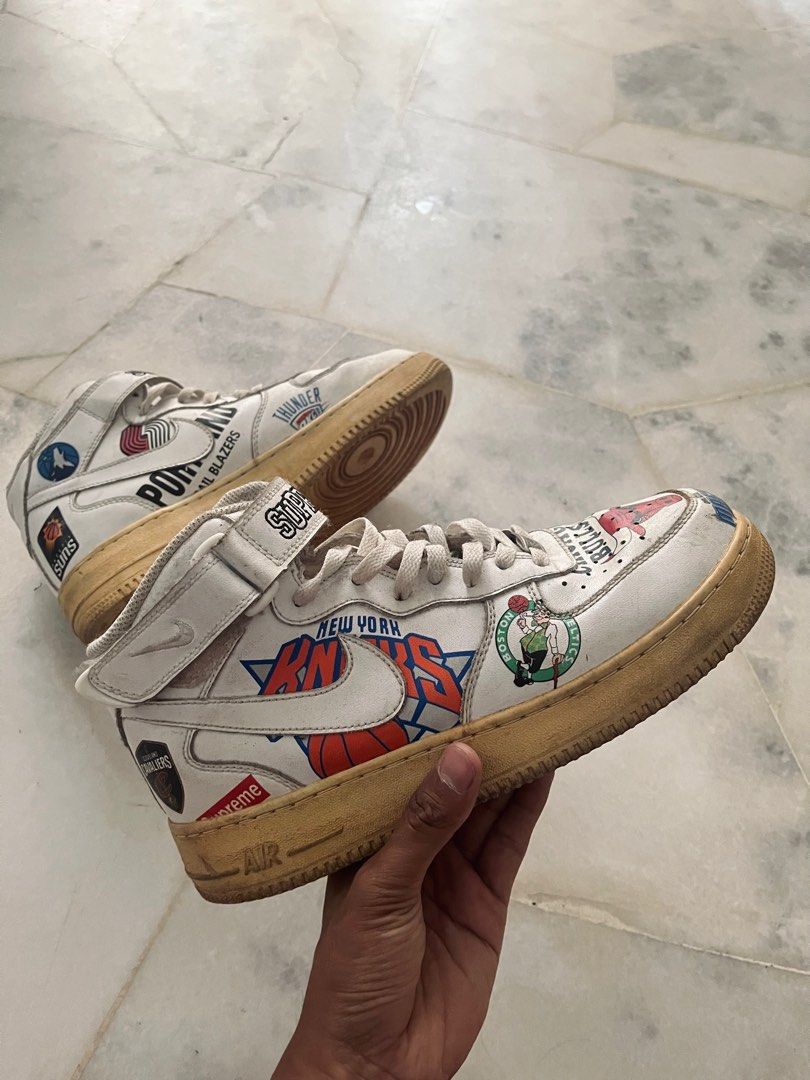 SUPREME X NBA X NIKE Men s Fashion Footwear Sneakers on Carousell