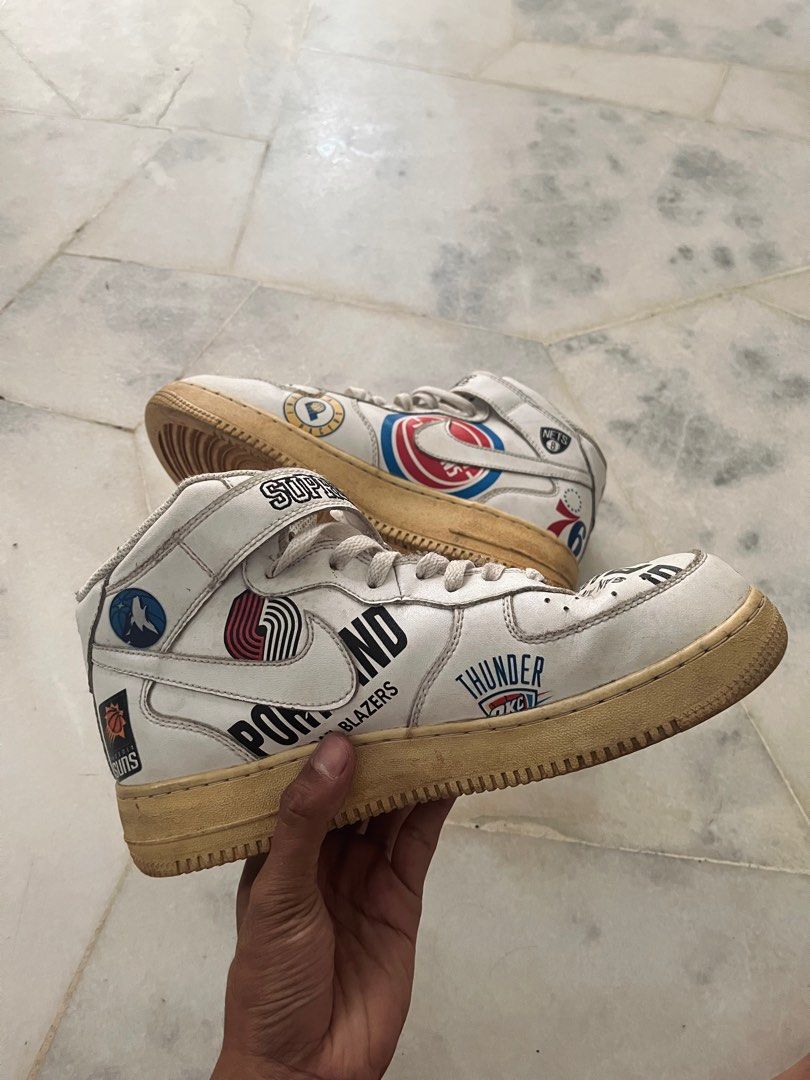 SUPREME X NBA X NIKE Men s Fashion Footwear Sneakers on Carousell