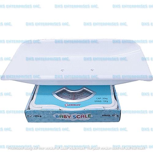 SURELIFE BABY WEIGHING SCALE (Category: Medical Supplies & Tools) located in Quezon City. Submitted by dxsshop002 (Listing ID 1256031316, Image 3). Description: ~Mechanical scale with metric system markings (Kg.) and English system markings (lbs) ~With fixed magnifier on top of the reading scale ~Includes weighing pan (white) ~Perfect for hospital, clinic, and nursery use Maximum Weight Capacity: 20 kg. Graduation: 0.05 kg (0- 10 kg) / 0.1 kg (10