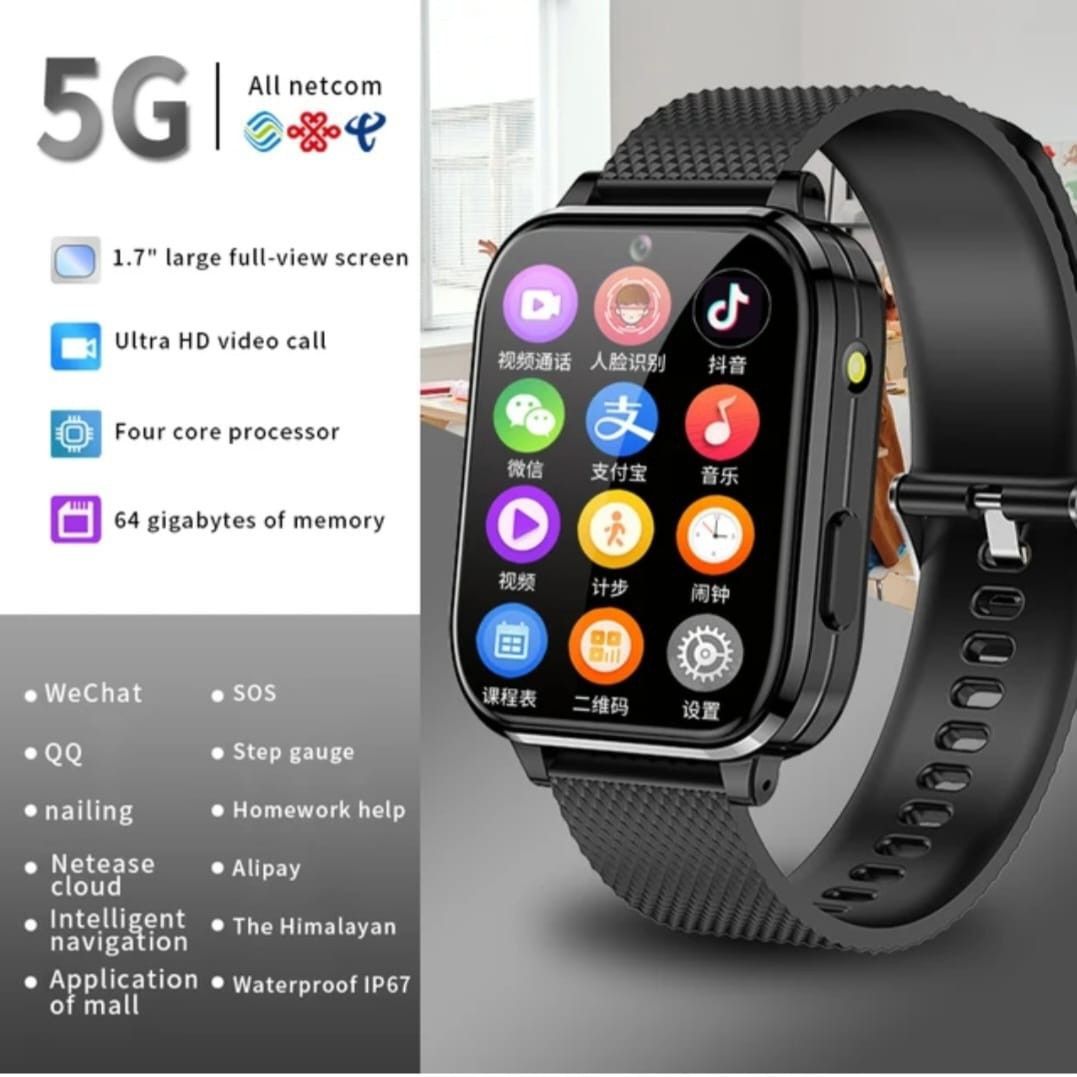 T36 All Netcom Video Positioning Multi Function 5g Smart Android Touch Screen Watch And Phone