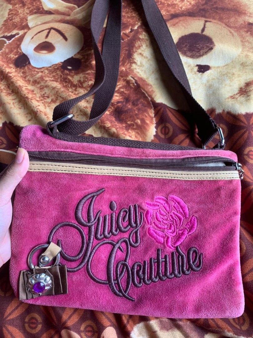 Juicy Couture speedy bag, Fesyen Wanita, Tas & Dompet di Carousell
