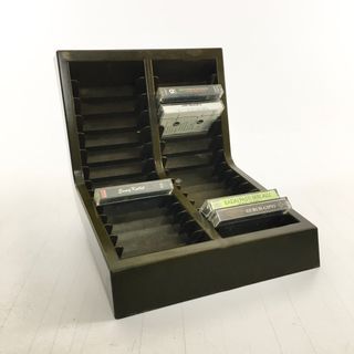 tempat wadah rak rack kaset pita rare vintage audio walkman player jadul kuno lawas retro antik