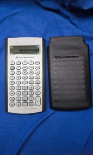 Texas Instrumemts - BA II Plus Professional  / 財務計數機  Financial Calculator  ‼️買家注意： 液晶瑩幕淡化變黑，介紹勿拍