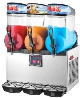three flavors Slush Machine (Category: Other Kitchen Appliances) located in Aroroy. Submitted by 09307311069 (Listing ID 1255997631, Image 2). Description: Capacity (Liters) 3X15L Feature Embraco Compressor Temp.: -1°C ~ -3°C Slush mode&Juice mode LED light lids Power (W) :900w Dimension (mm) Net: 545x475x713mm Packing : 615x545x830mm Weight (Kg) 70 Price :137,460.00.