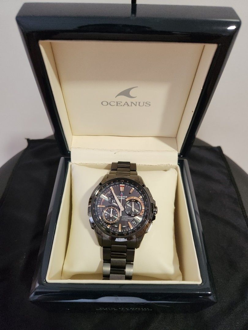 Titanium Oceanus GPS Wave receptor Men s Fashion Watches