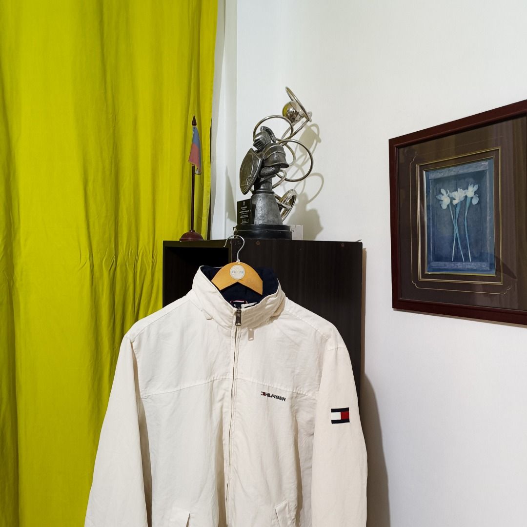 Tommy hilfiger yacht jacket beige discount