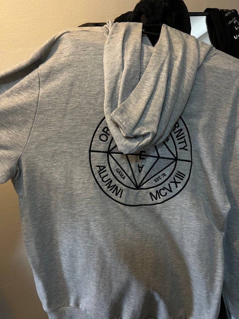 Topman grey hoodie hot sale