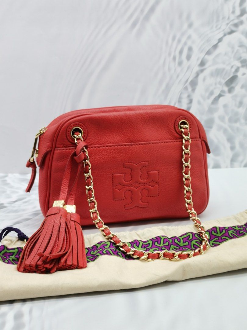 Tory Burch Thea Crossbody Chain Bag in Blue