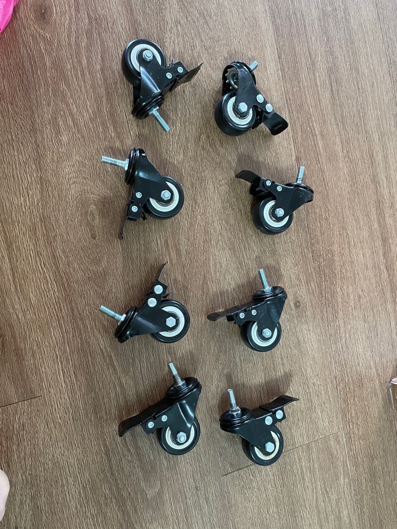 Castor Wheel with lock (Trolley Wheel), Furniture & Home Living, Home