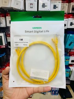 UGREEN Cat5e UTP Ethernet Cable 100mbps RJ45 1M Yellow NW103 11230