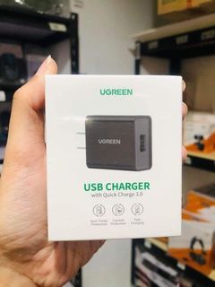 UGREEN Fast Charging USB Power Adapter QC3.0 18W Black CD122 60495