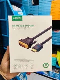UGREEN HDMI to DVI Cable with Braid Black 2M HD106 10135