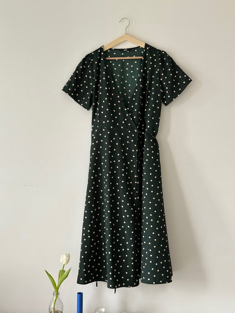 Uniqlo polka dot dress discount