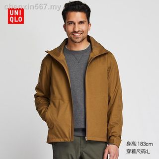 UNIQLO (L) Blocktech Parka 3DCut Brown