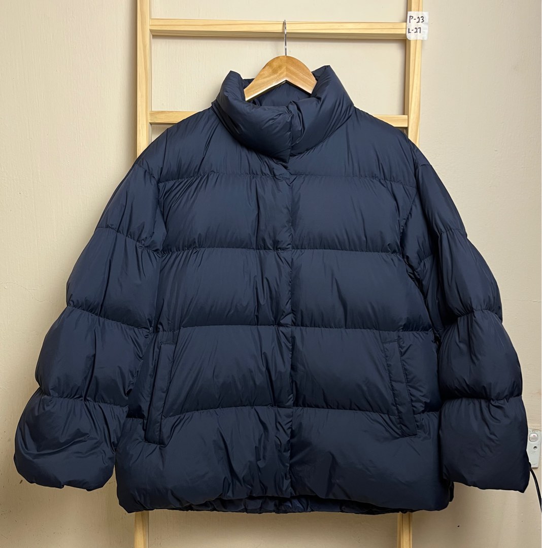 Women ultra light down cocoon silhouette jacket sales