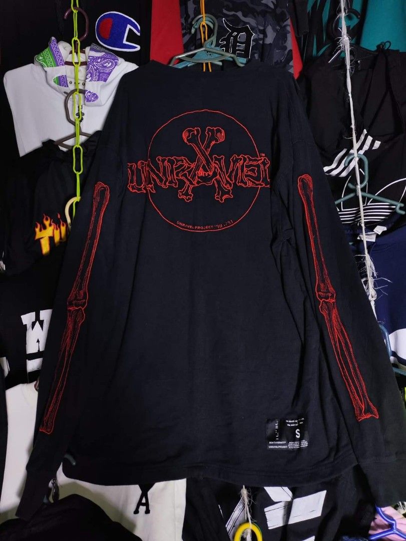 NWT UNRAVEL PROJECT Racing Jersey Tour Oversized L S Skate Shirt XS fits XL 2XL
