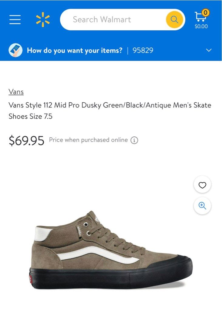 Vans style 112 mid pro dusky green hotsell