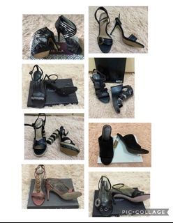 Various Sandals Heels Open Toe - Melissa, Charles & Keith, Aldo, ISOLA, Nose