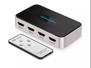 Vention HDMI Switcher 3 in 1 out HDMI Switch Selector 3 Ports (AFFH0)
