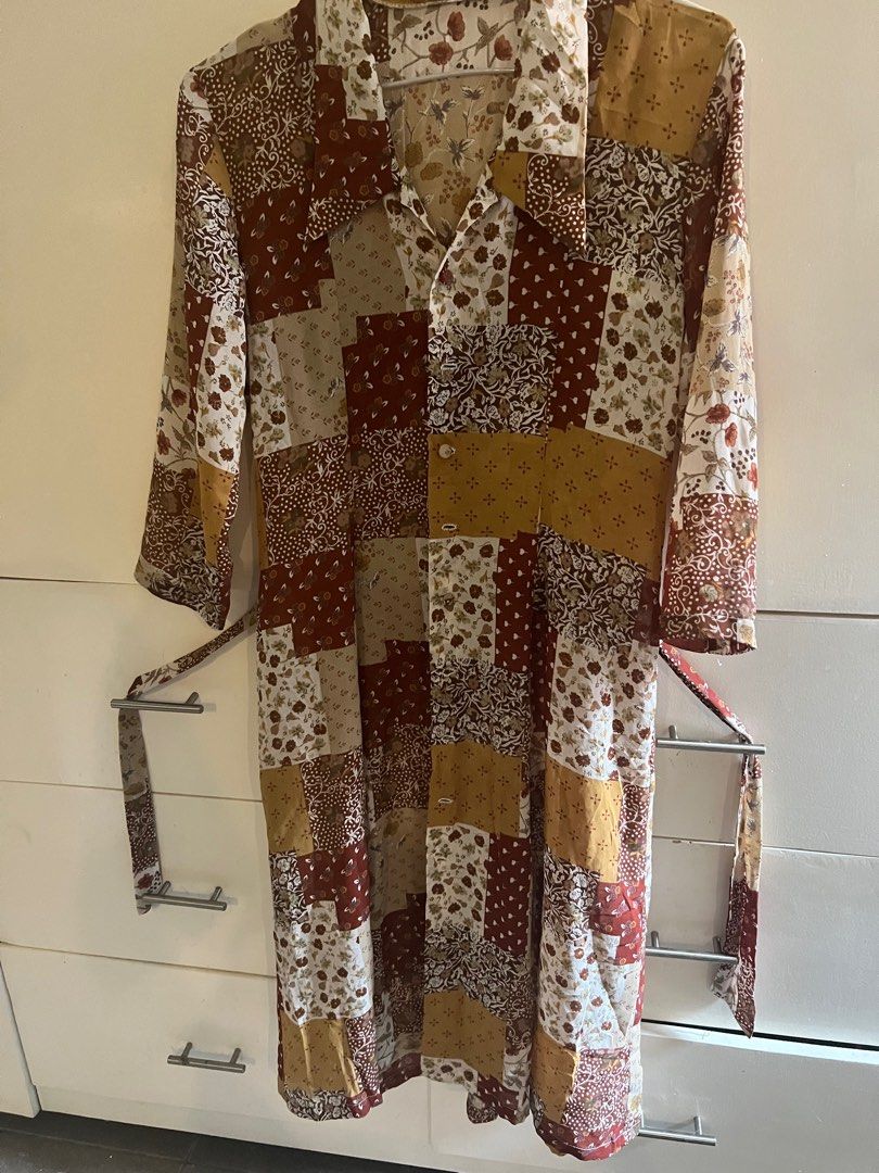 Retro Patchwork Dress