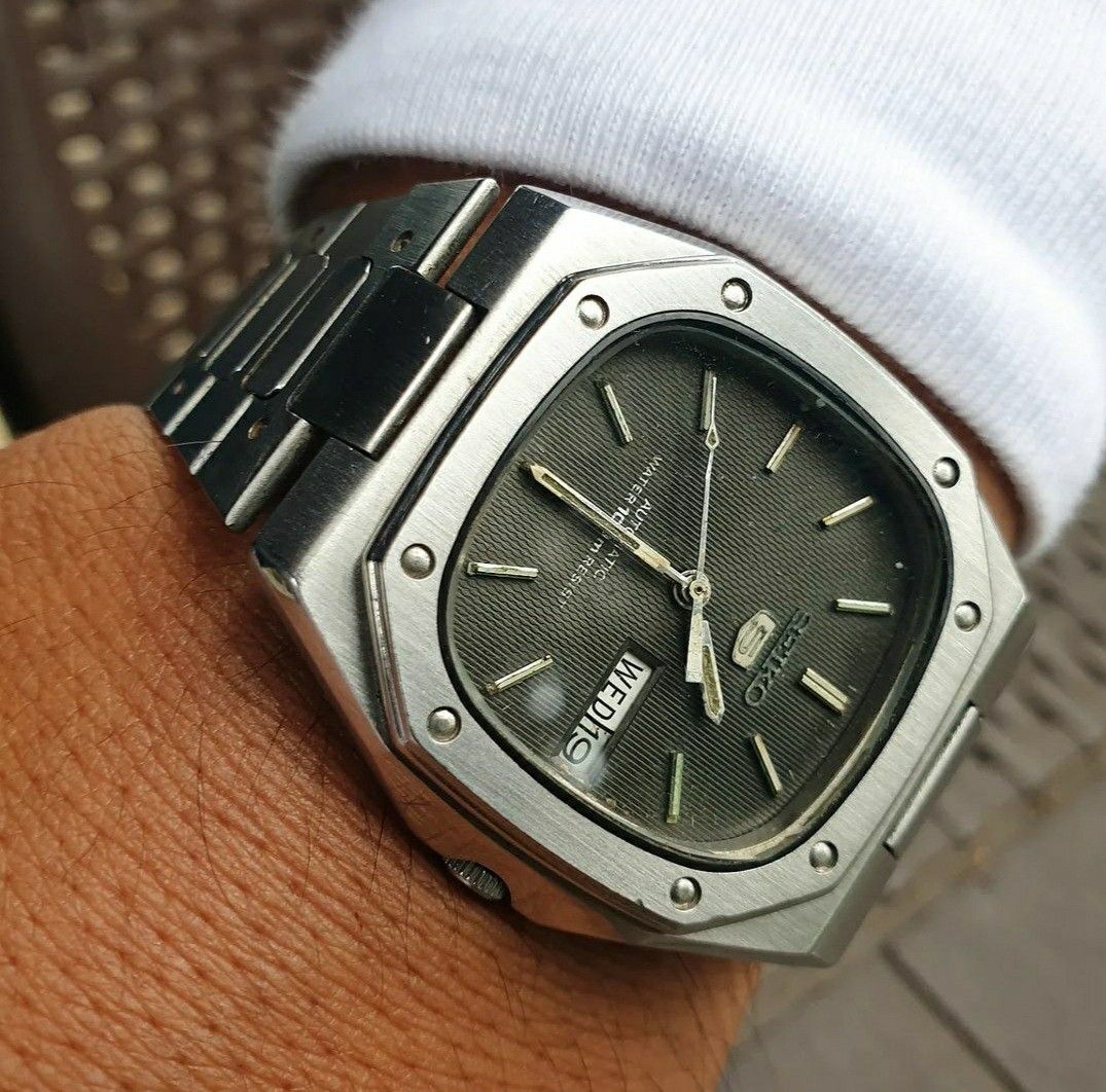 Vintage Oak Nautilus Style 6309 5750 By SEIKO Fesyen Pria Jam