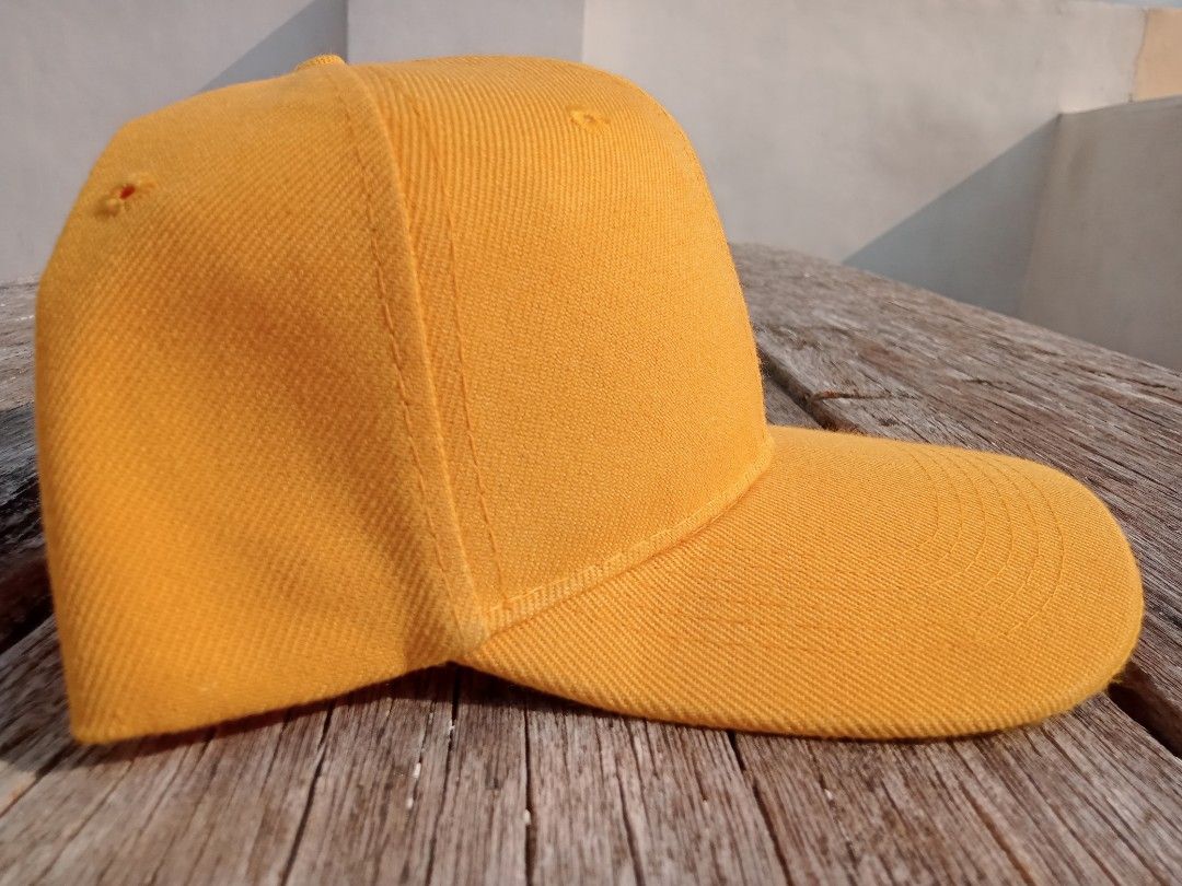 Vintage Yellow Plain Hat (wool) (Category: Caps & Hats) located in Bacoor. Submitted by round2pinas (Listing ID 1255947971, Image 3). Description: Vintage Yellow Plain hat Lakers colorway in good condition Perfect sa custom ebroidery of your own choice.
