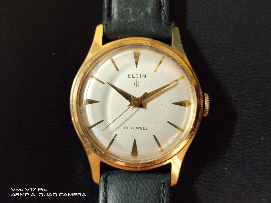 Vtg Elgin Mechanical Hand Winding Watch