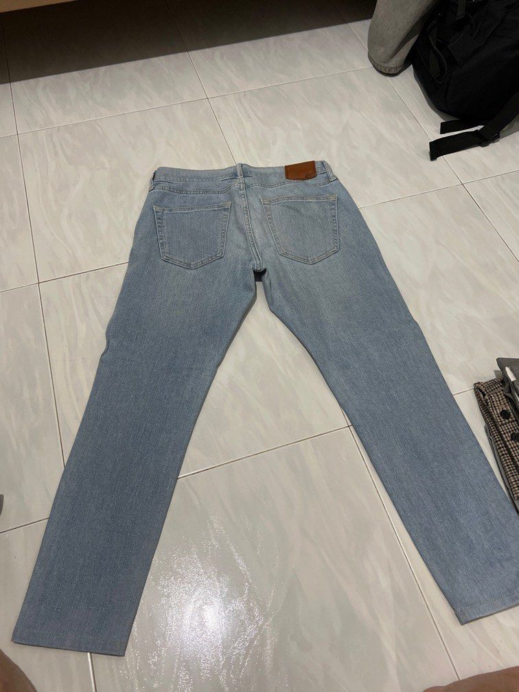 W29 L30 Abercrombie Fitch Felix Super Slim Stretch Light Blue denim jeans