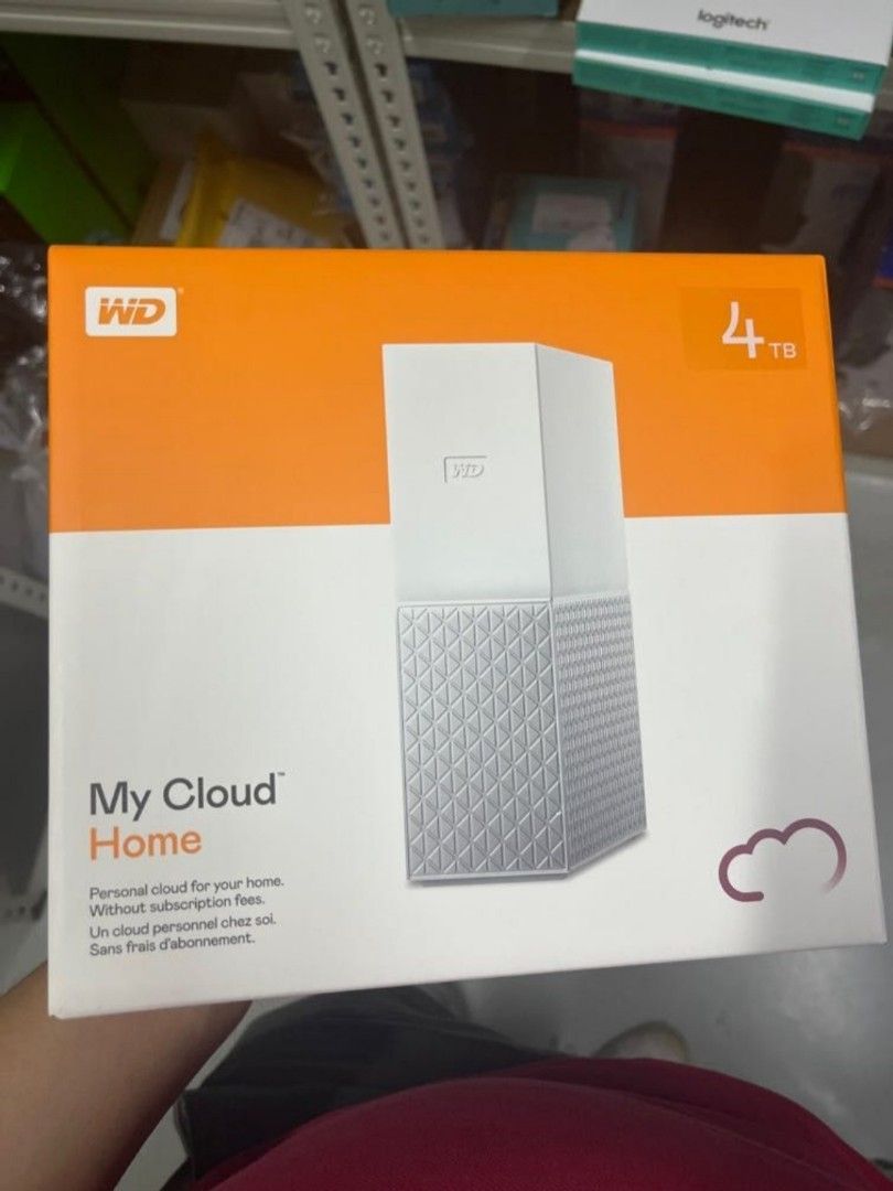 Western Digital WD My Cloud Home 4TB Desktop Portable External Drive ...