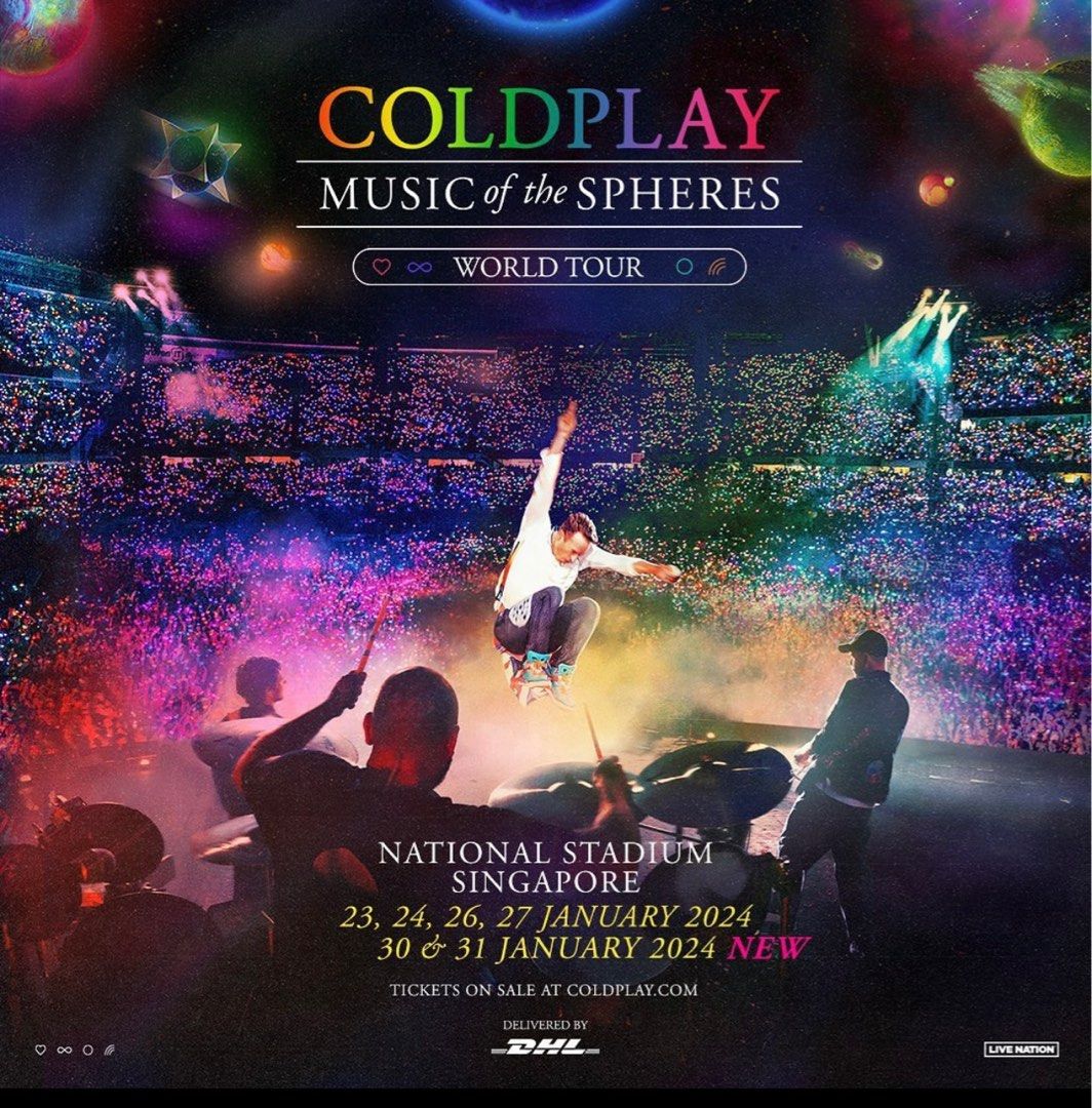 [WTS] 27 Jan 2024 Coldplay Music of the Spheres World Tour, Tickets