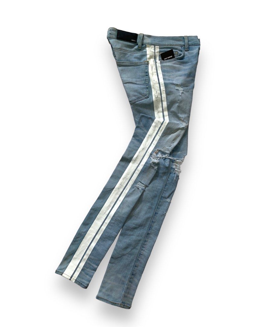 Amiri outlet striped jeans