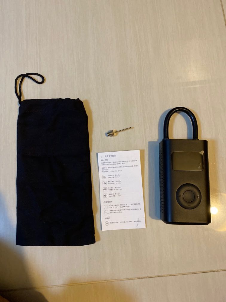 Xiaomi portable air pump 1S, Sports Equipment, Bicycles & Parts, Parts & Accessories on Carousell