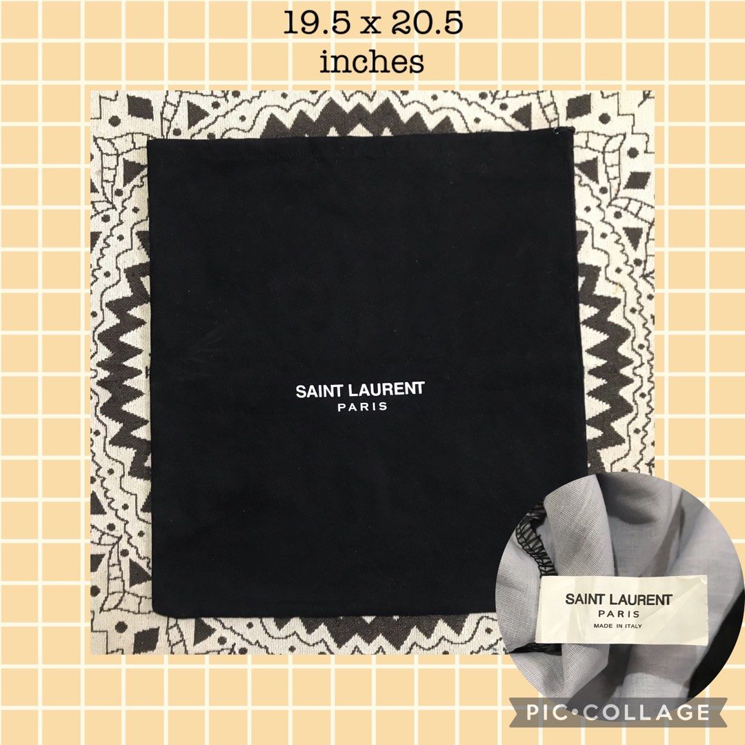 Yves saint hotsell laurent dust bag