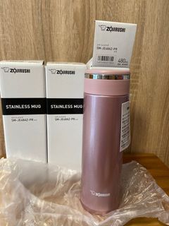 Zojirushi One Touch Stainless Steel Mug 0.36L (SM-SD36) - Matte Gold