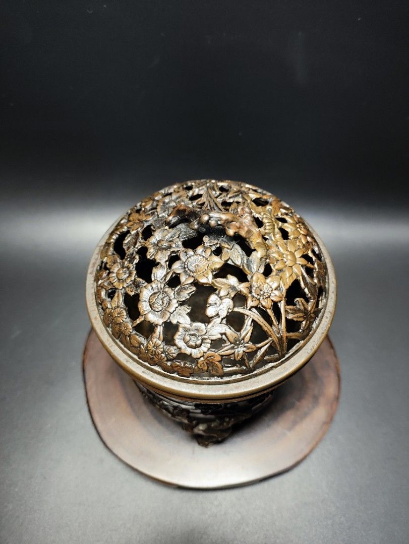精山 銅製香炉 - リラクゼーション