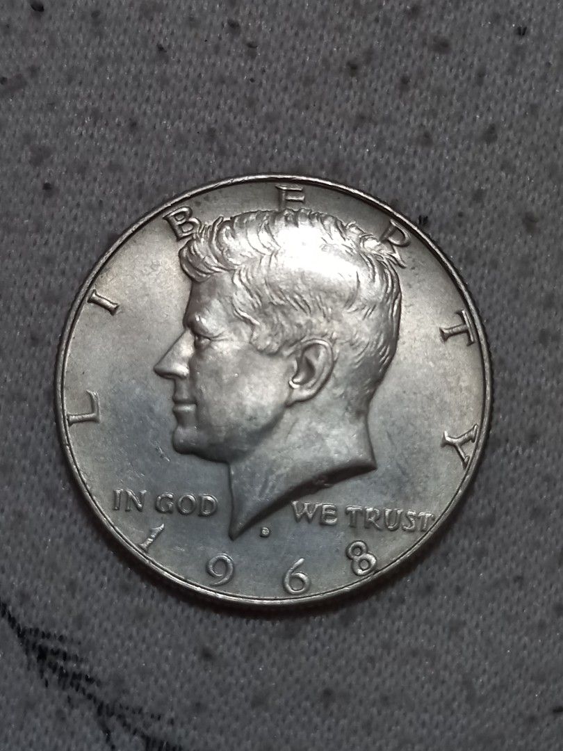 1968 silver half dollar kennedy (Category: Currency) located in Subic. Submitted by regiegabriel29 (Listing ID 1256277556, Image 1). Description: add sf.